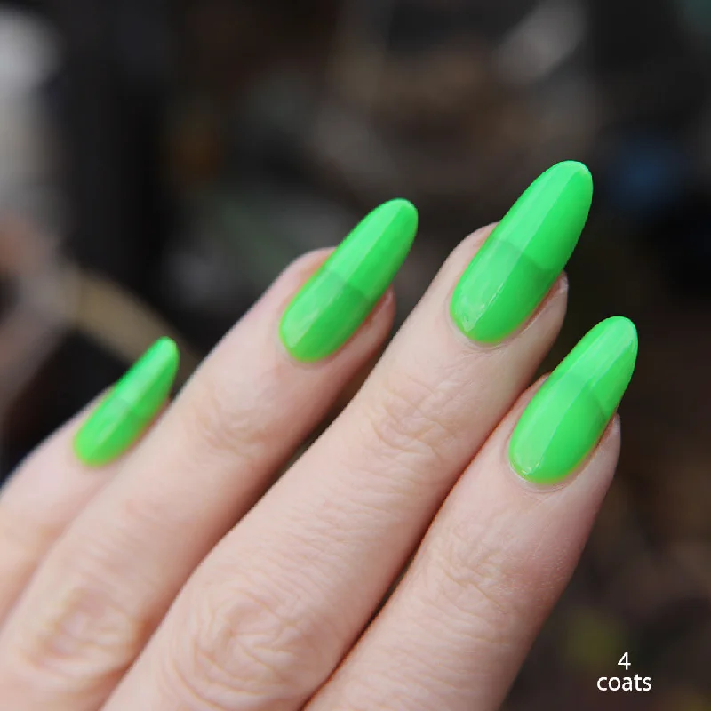 nail polish gutter bowl-Sheer Tint Green