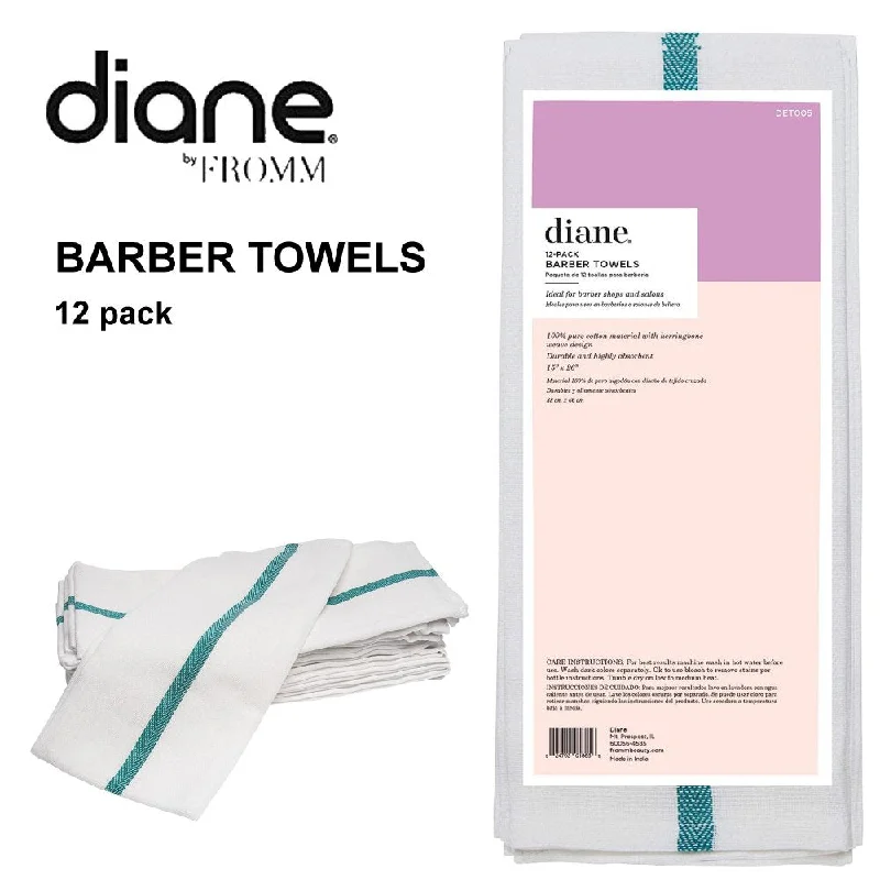 nail repair for nail repair enhancements-Diane Barber Towels, white, 12 pack (DET005)