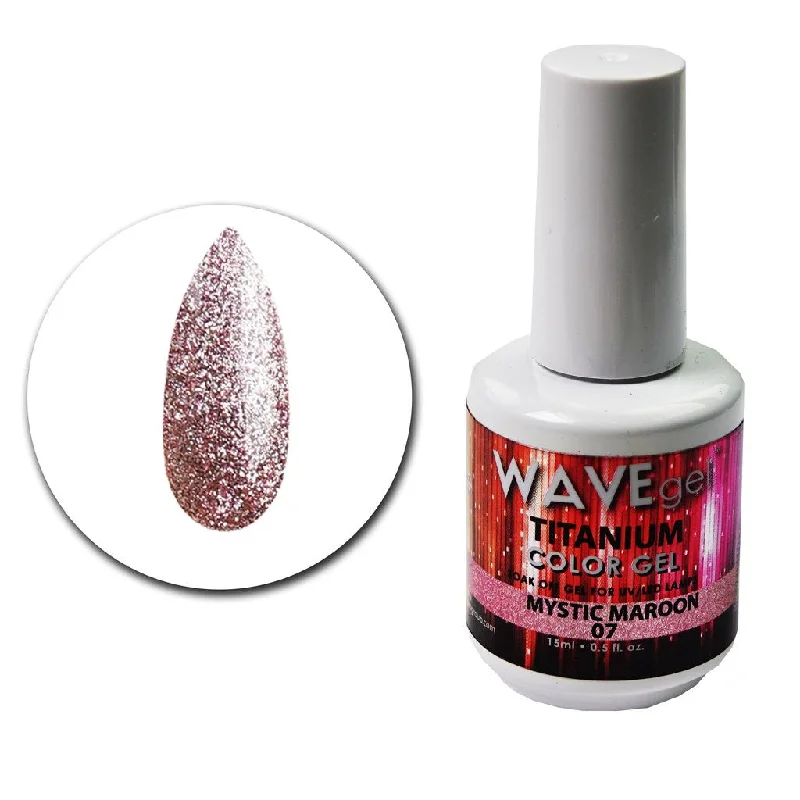 nail polish drizzle wind-Titanium Gel Polish - 07 Mystic Maroon