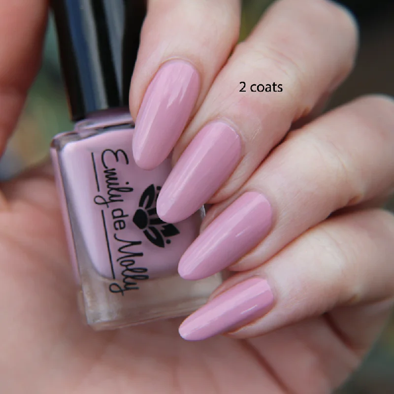 nail polish branch log-Covert Base Coat - Blurring Base in Pink ( #5 )