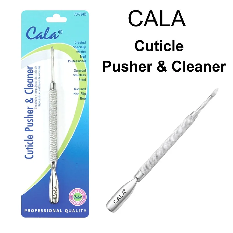 nail repair for nail drilling damage-Cala Cuticle Pusher & Cleaner (70-794B)