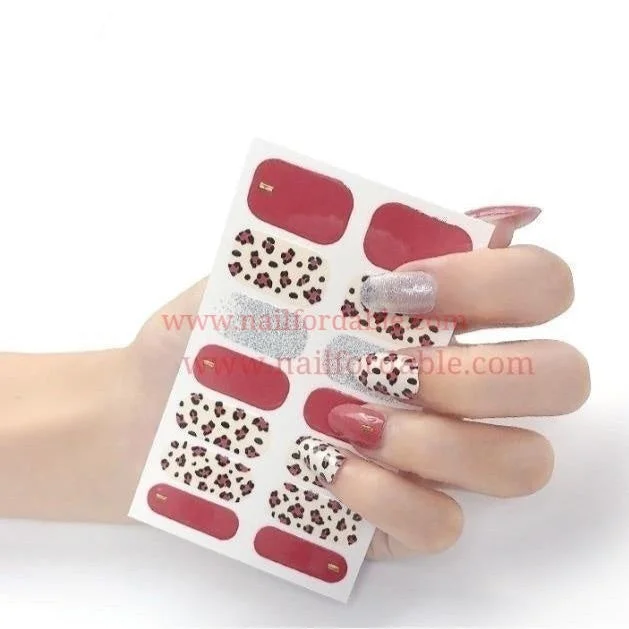 nail repair for nail flexibility loss-Pink Cheetah Print