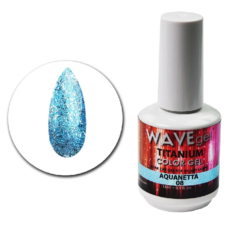 nail polish shower ice-Titanium Gel Polish - 08 Aquanetta