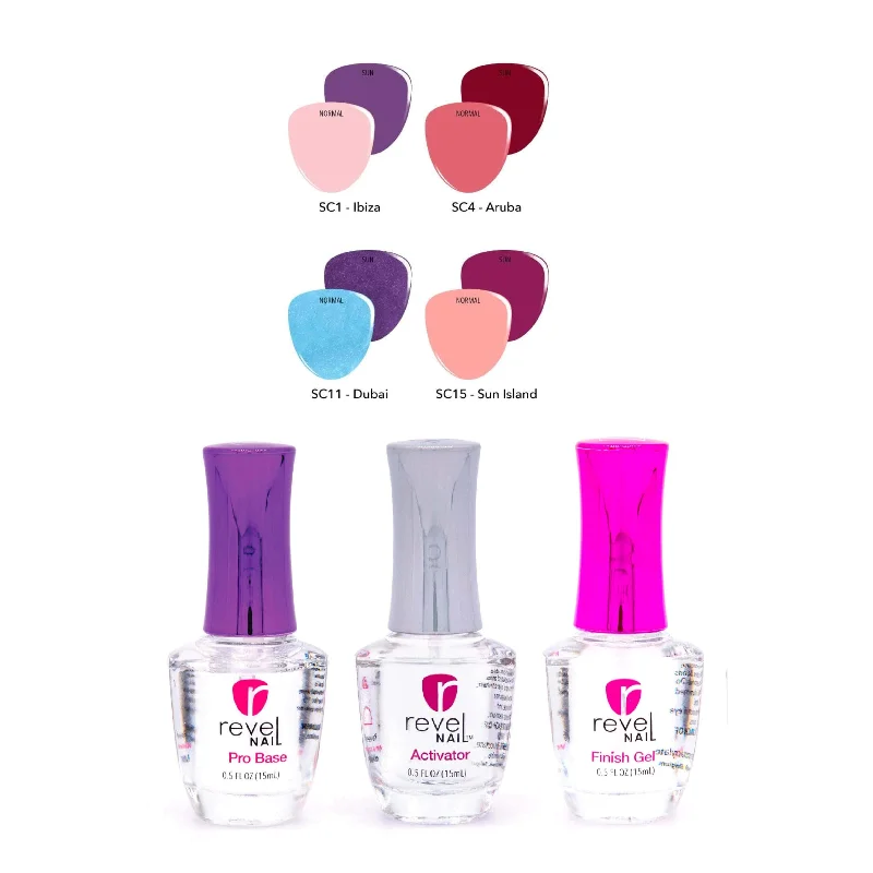 nail repair for nail repair thickness tips-Sun's Up | Four Color Starter Kit