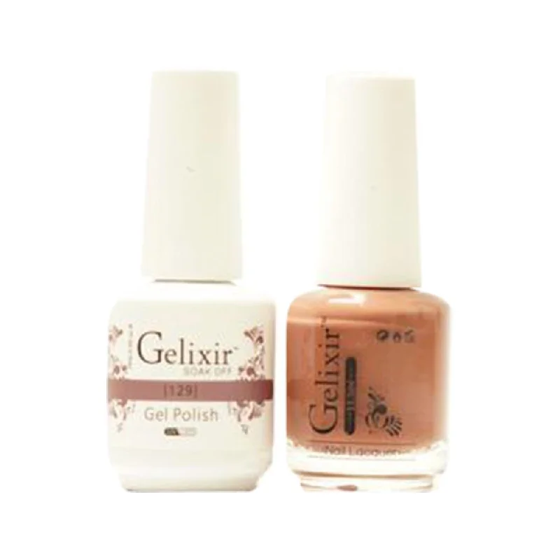 nail polish drain sponge-Gelixir Gel Nail Polish Duo - 129