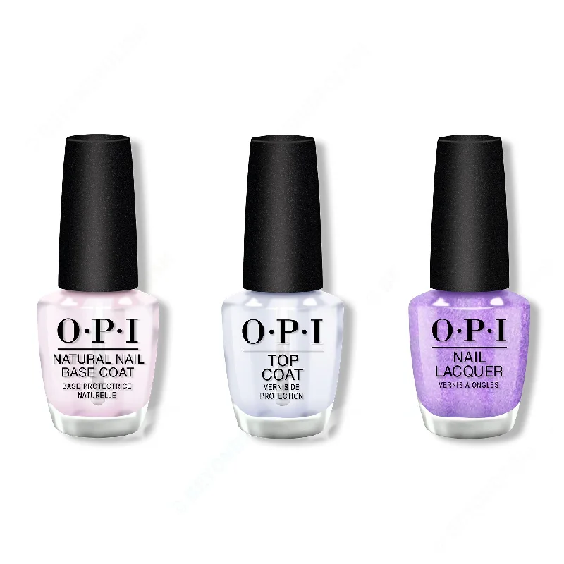 nail polish lagoon sound-OPI - Nail Lacquer Combo - Base, Top & Shaking My Sugarplums