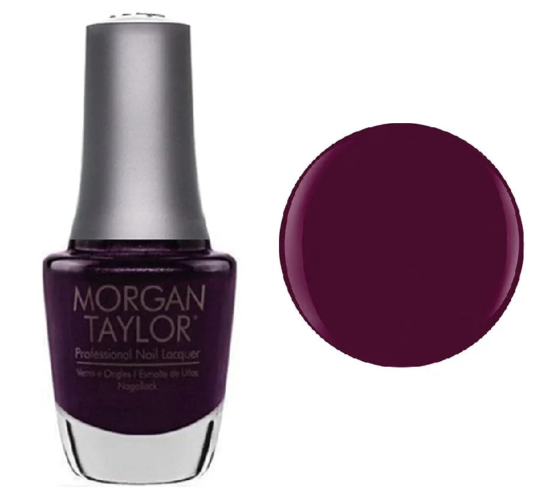 nail polish shingle coal-Morgan Taylor Lacquer Nail Polish - Plume and Done Plum Cre me - 15ML