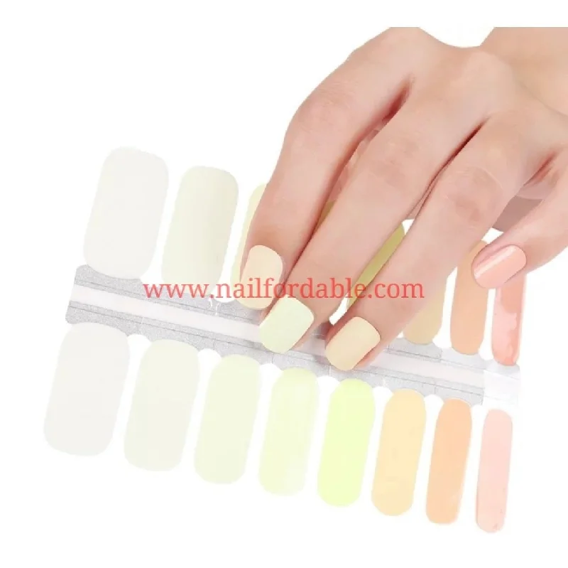 nail repair for nail repair strength results-Orange to white