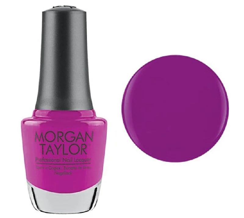 nail polish moon fog-Morgan Taylor Lacquer Nail Polish - Tahiti Hottie Purple Neon Cre me - 15ML