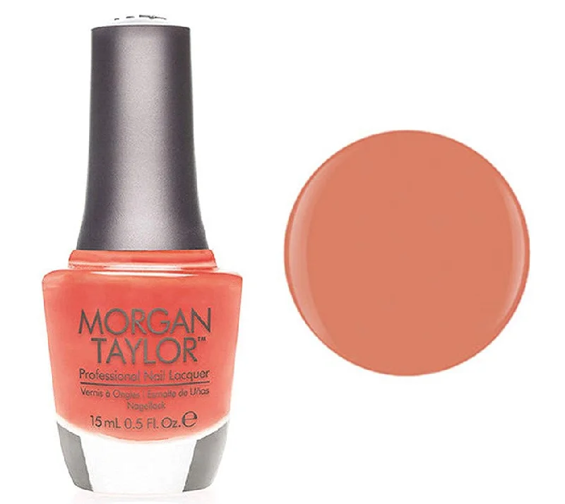 nail polish vise porch-Morgan Taylor Lacquer Nail Polish - Sweet Morning Dew Coral Cre me - 15ML