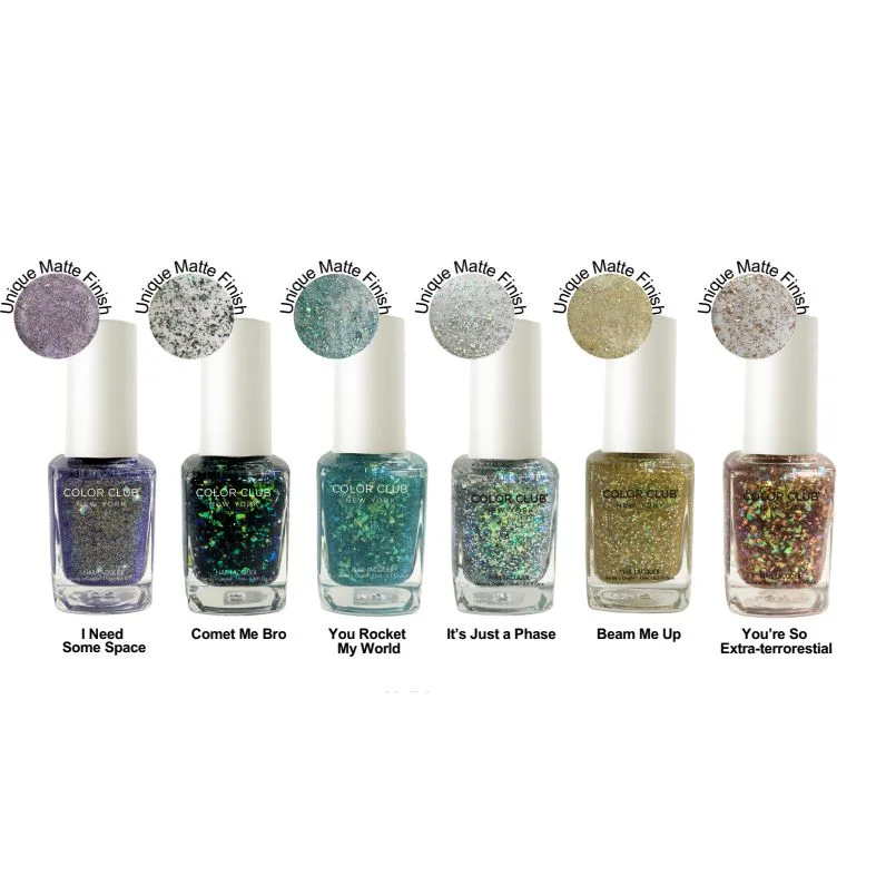 nail polish bowl rag-Color Club Nail Lacquer 6pc Combo Set - Color ClubSafe Space Collection 0.5 oz