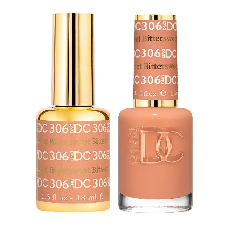 nail polish shed garden-DND DC Gel Nail Polish Duo - 306 Bittersweet