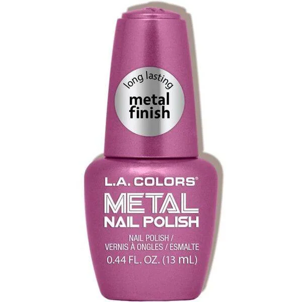 nail polish bush trunk-LA Colors Metal Polish Rose Mimosa