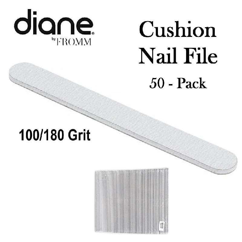 nail repair with orchid oil-Diane Cushion Nail File 100/180 Grit, 50 Pack (D954)