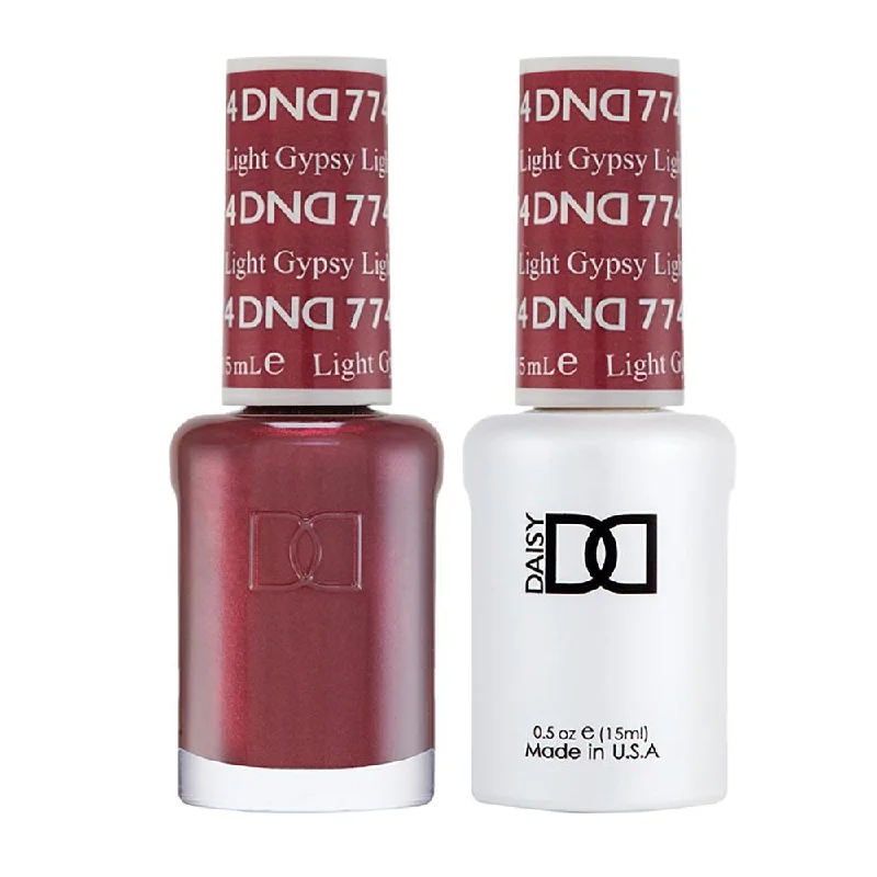 nail polish cloth wax-DND Gel Nail Polish Duo - 774 Gypsy Light