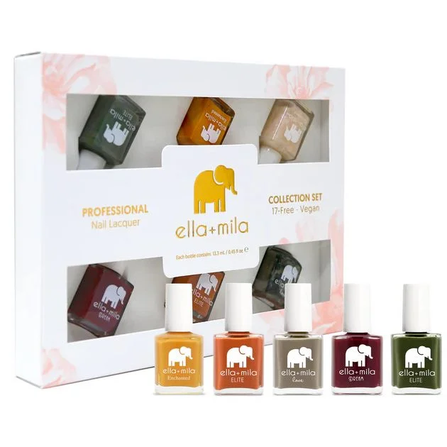 nail polish yarn ribbon-ella+mila Autumn Leaves (6 Pack)