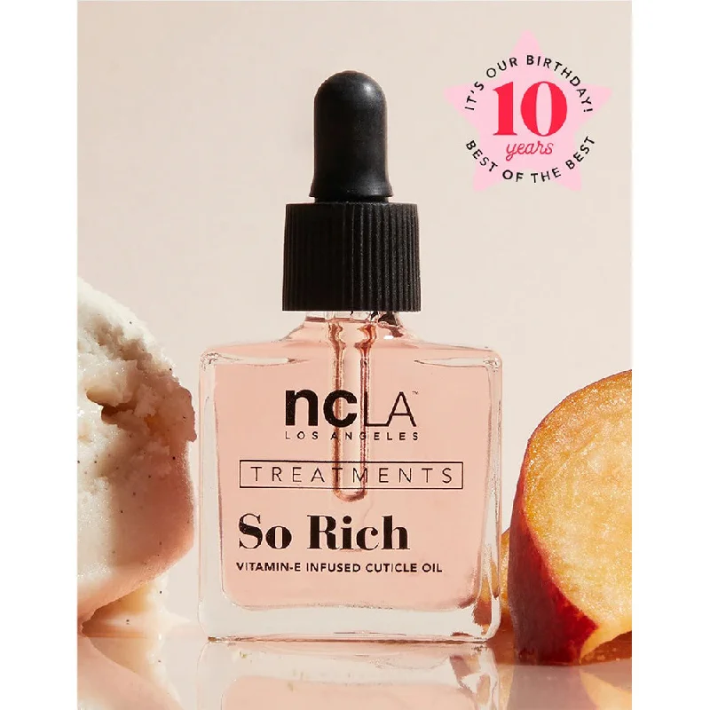 nail polish grind wrench-NCLA So Rich Cuticle Oil / Peach Vanilla