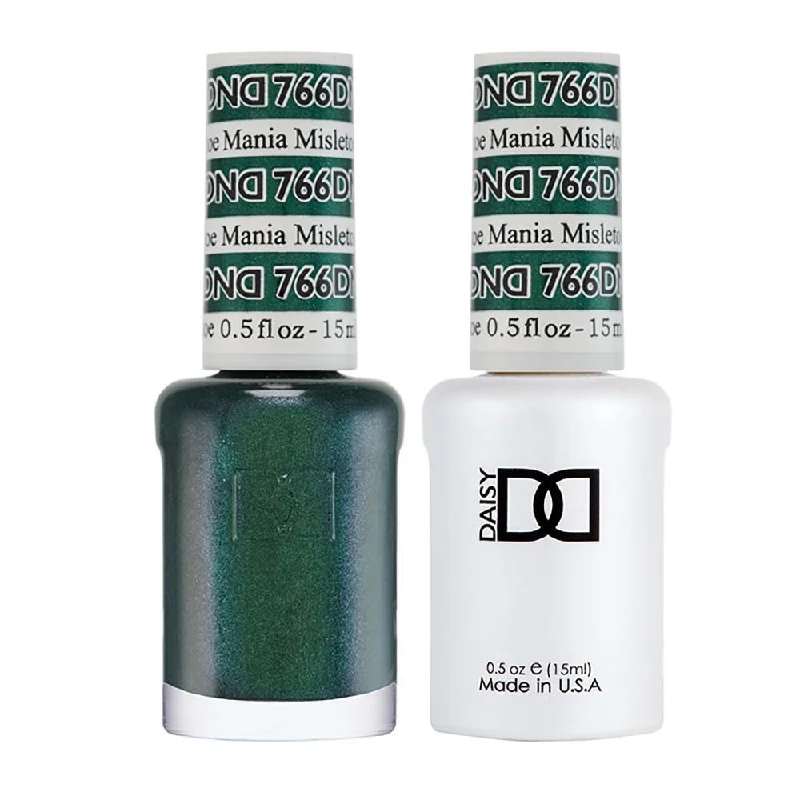 nail polish drape ripple-DND Gel Nail Polish Duo - 766 Mistletoe Mania