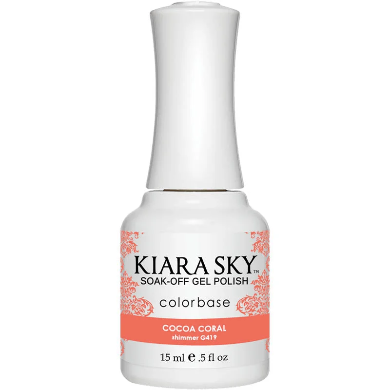 nail polish glass swell-Gel Polish - G419 Cocoa Coral