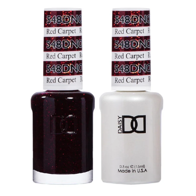 nail polish spray spring-DND Gel Nail Polish Duo - 548 Red Carpet