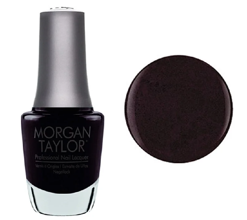 nail polish noon drizzle-Morgan Taylor Lacquer Nail Polish - Bella's Vampire - Deep Purple Creme - 15ML