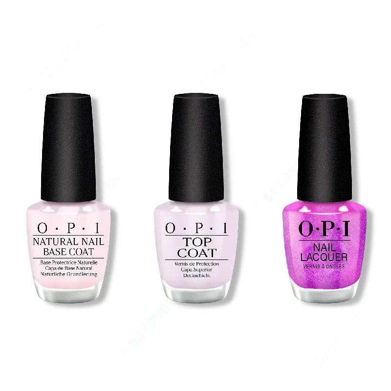 nail polish pitcher cloth-OPI - Nail Lacquer Combo - Base, Top & Feelin' Libra-ted