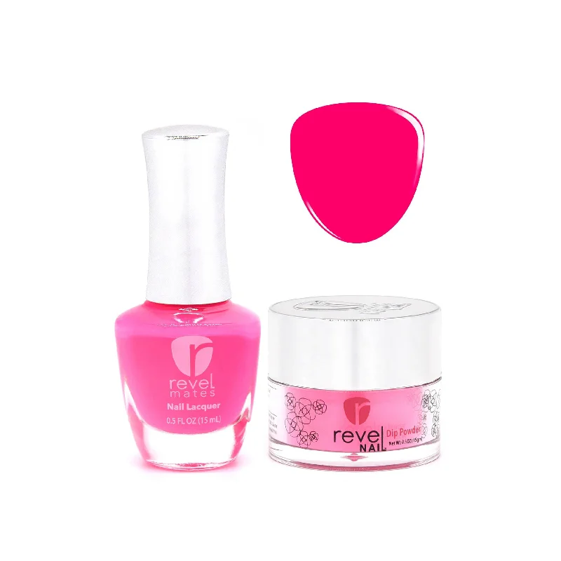 nail repair with virginiana oil-D377 Flippant Pink Crème Nail Polish + Dip Powder Set