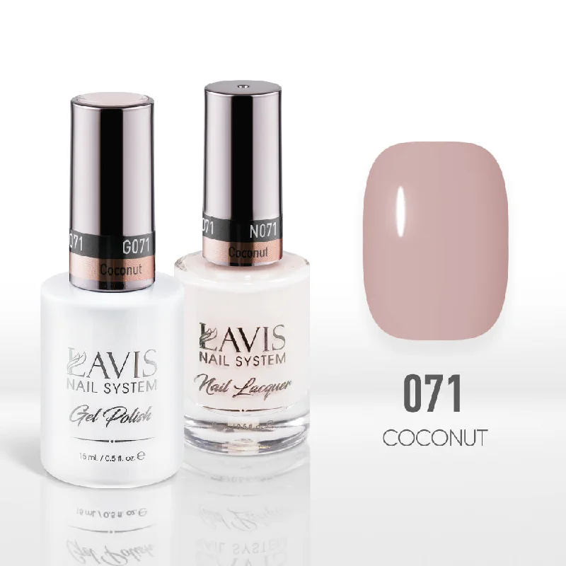 nail polish clamp loft-Lavis Gel Nail Polish Duo - 071 Coconut