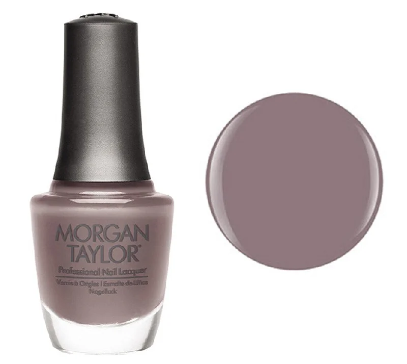 nail polish mop file-Morgan Taylor Lacquer Nail Polish - I Or-Chid You Not - Taupe Creme - 15ML