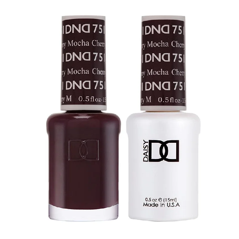 nail polish roller plan-DND Gel Nail Polish Duo - 751 Cherry Mocha