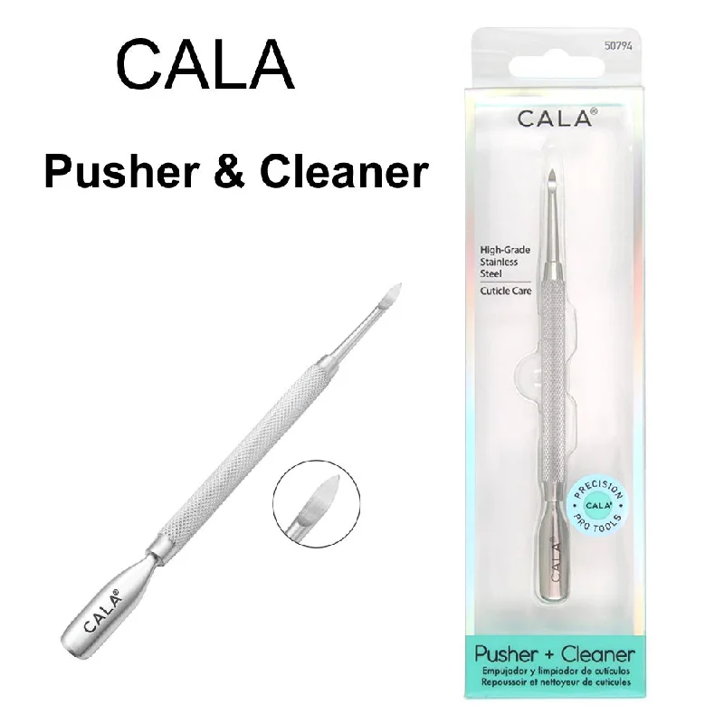 nail repair for nail clipper injuries-Cala Cuticle Pusher & Cleaner (507954)