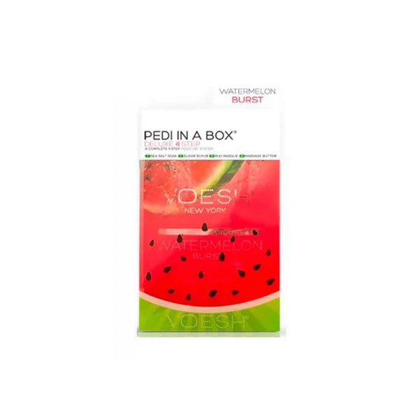 nail repair for nail repair strength success-Voesh Pedi In A Box Deluxe 4 step  - Watermelon Burst ** LIMITED**