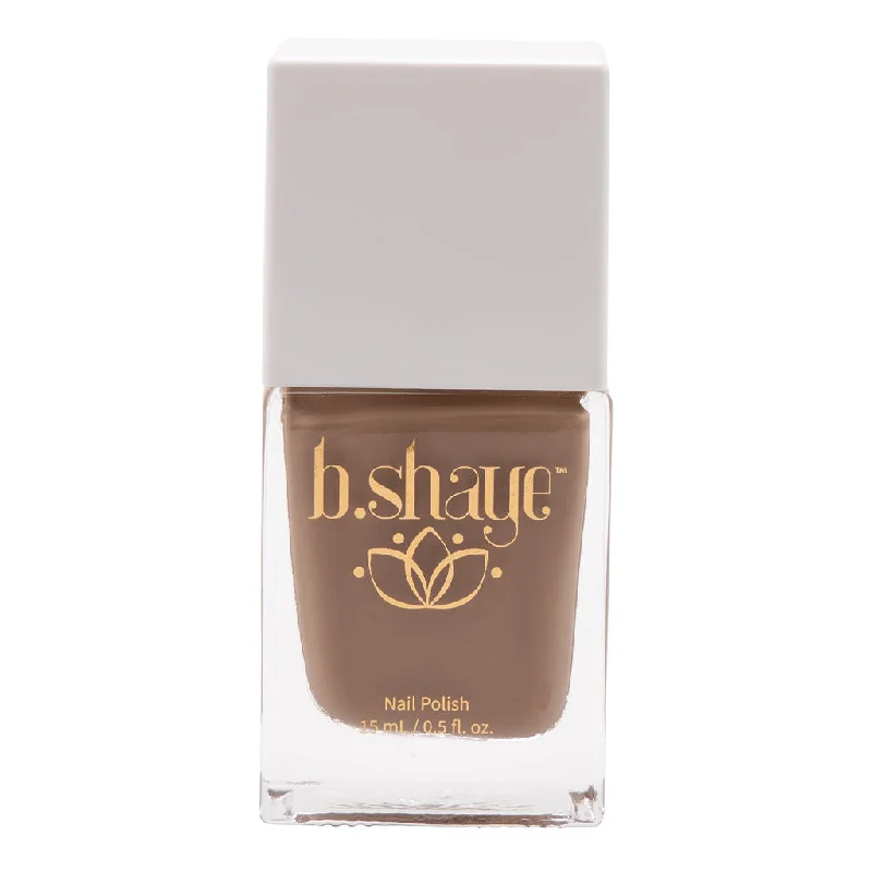 nail polish wash stencil-Namaste (Warm Grey/Brown Nail Polish)