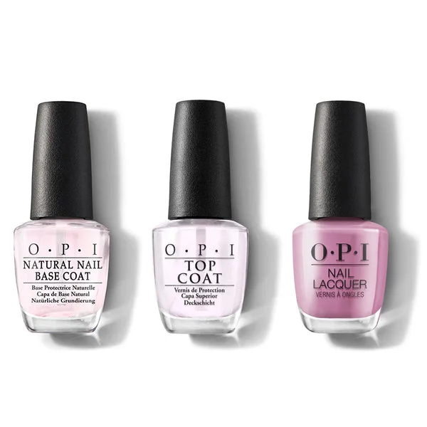 nail polish marsh channel-OPI - Nail Lacquer Combo - Base, Top & Incognito Mode