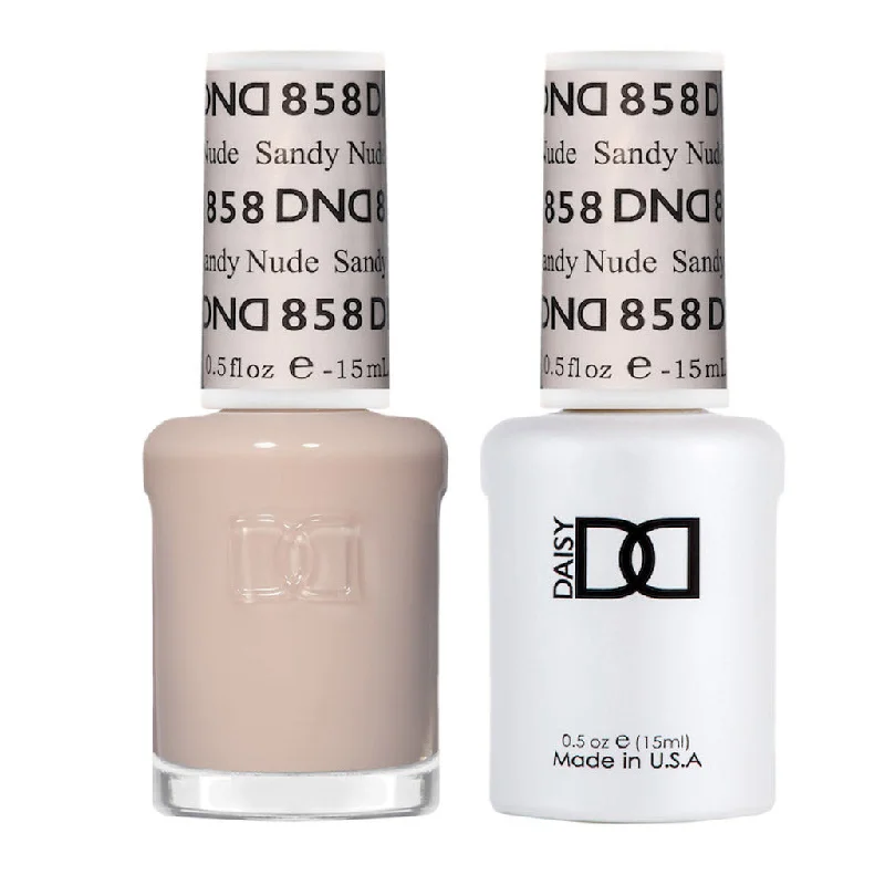 nail polish sky stain-Duo Gel - 858 Sandy Nude