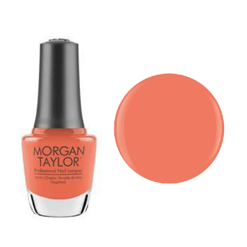 nail polish wax star-Morgan Taylor Lacquer Nail Polish - Orange Crush Blush Orangy Coral Cre me - 15ML