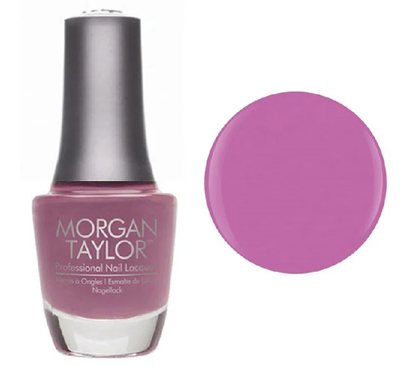 nail polish clamp loft-Morgan Taylor Lacquer Nail Polish - It's A Lily Light Purple/Pink Cre me - 15ML