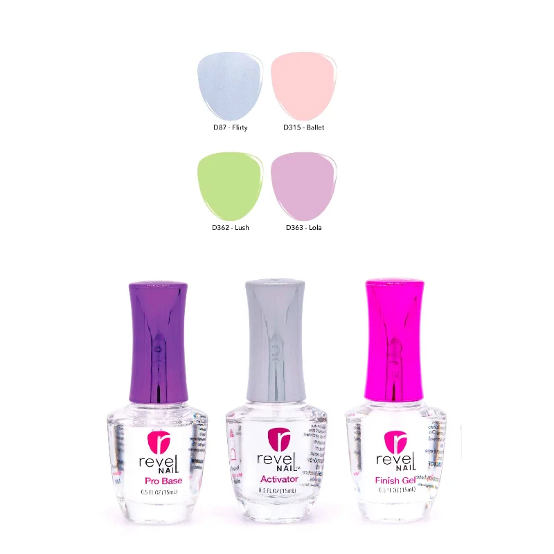 nail repair with sandalwood oil-Passion for Pastels | Four Color Starter Kit