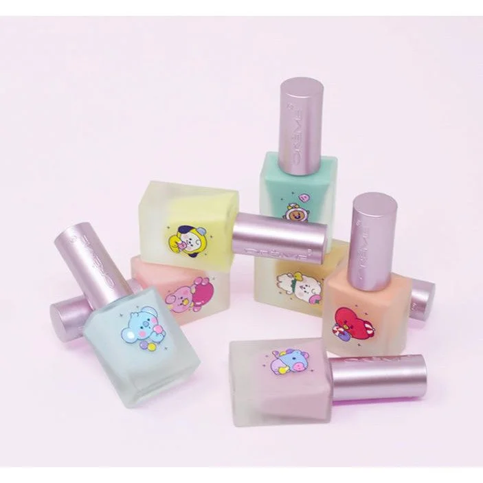 nail polish jetty brook-The Creme Shop x BT21 BABY - Pastel Dreams Gel-Effect Nail Polish Collection (Set of 7)