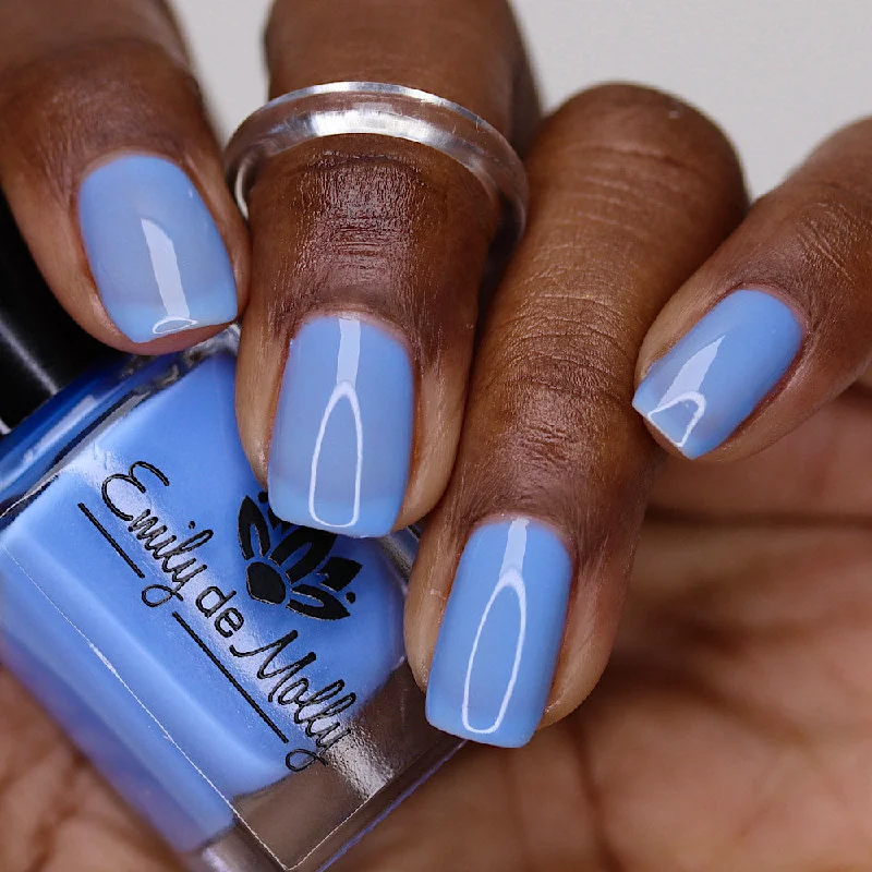 nail polish drain sponge-Sheer Tint Powder Blue