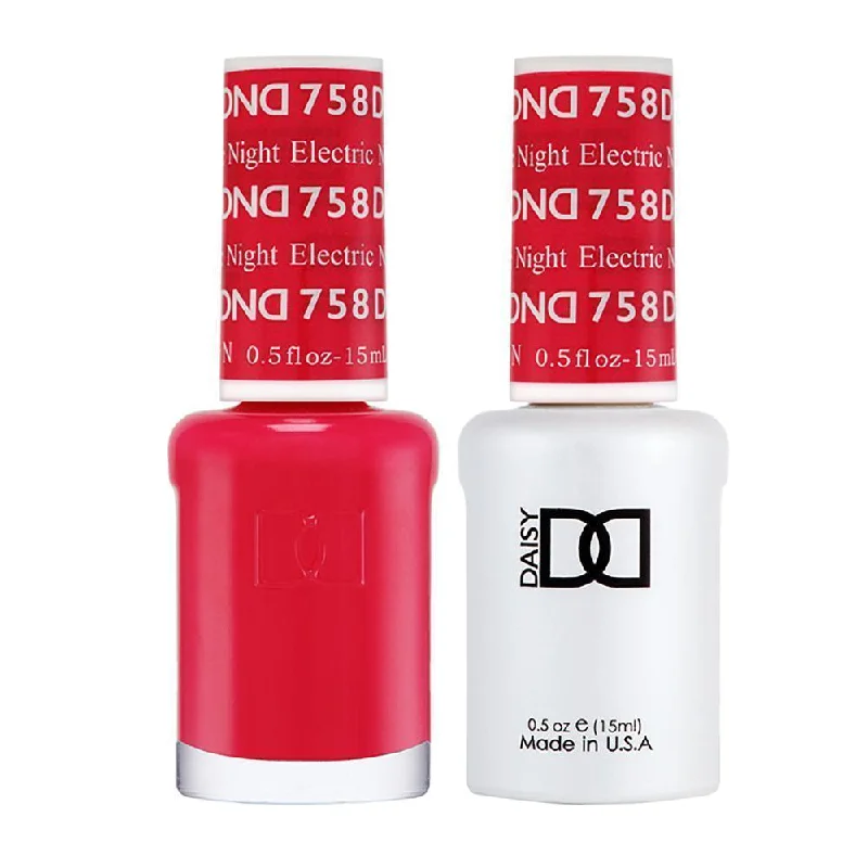 nail polish broom grind-DND Gel Nail Polish Duo - 758 Electric Night