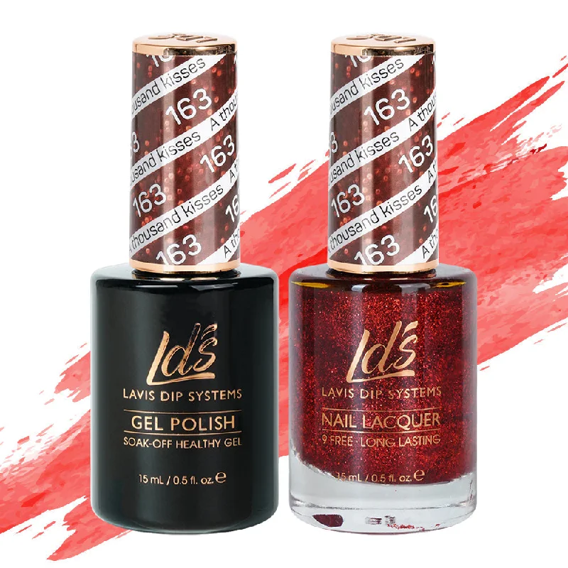 nail polish plane attic-LDS Gel Nail Polish Duo - 163 A Thousand Kisses