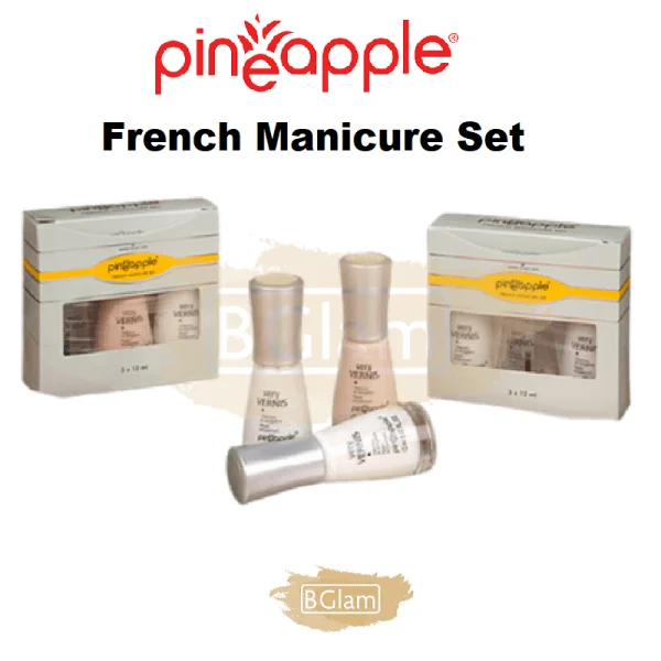 nail polish vacuum hammer-Pineapple Nail Polish - French Manicure Set