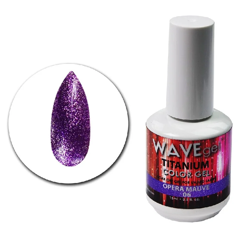 nail polish downpour gust-Titanium Gel Polish - 06 Opera Mauve