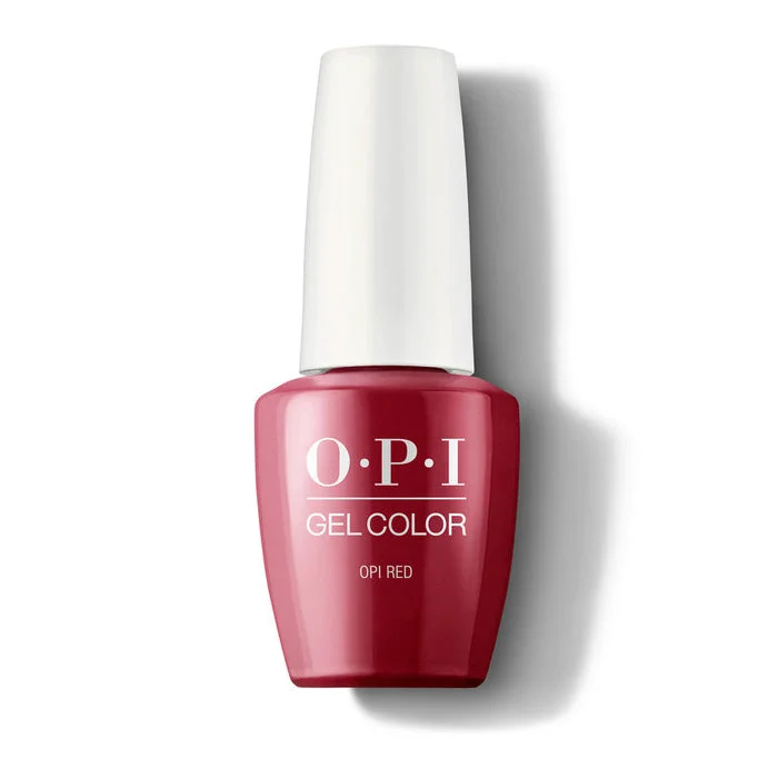 nail polish drain sponge-OPI GelColor Gel Polish GCL72 (15ml) OPI Red