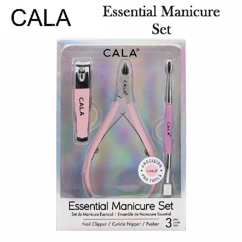 nail repair for nail strength decline-Cala Essential Manicure Set, 3 Pieces (50842)