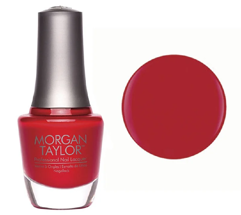 nail polish fence twig-Morgan Taylor Lacquer Nail Polish - Lacquer Nail Polish  - Scandalous - Hot Red Creme - 15ML