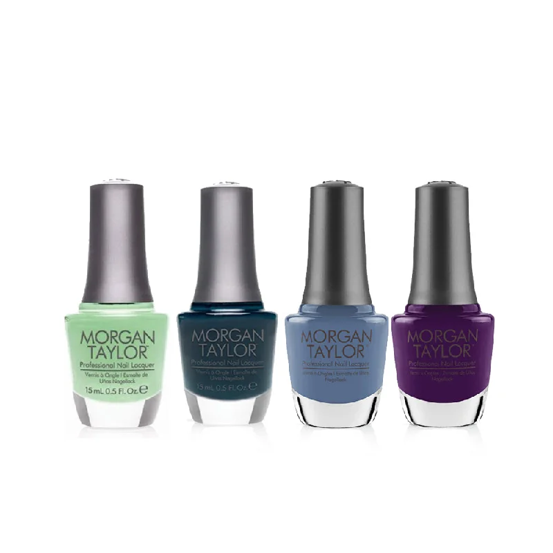 nail polish mist hail-Morgan Taylor Bold Botanicals Nail Polish Set - 4 Pieces