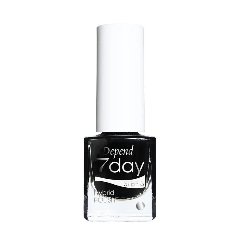 nail polish ember lantern-7Day Hybridpolish Nr.7013 Goth Black