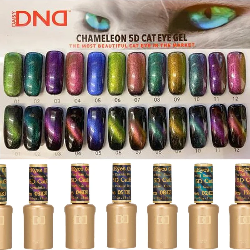 nail polish spray spring-DND 5D "Cat Eye" Gel Polish Collection